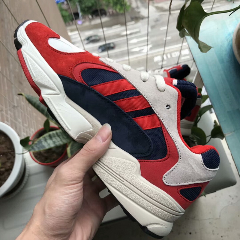 Adidas Originals Yung 1 Red-White-Collegiate Navy(99% Authentic quality)